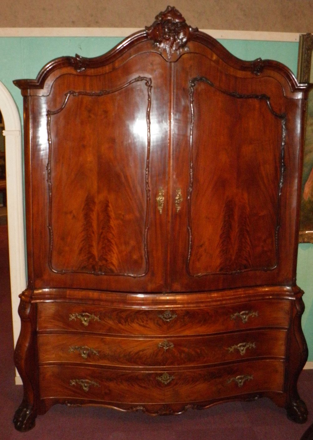 Gabinete de caoba | Van de Ven Antigüedades